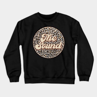 Retro Music Sound Personalized Name Circle Birthday Crewneck Sweatshirt